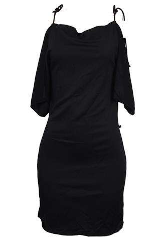 Vestido Operarock Liso Preto