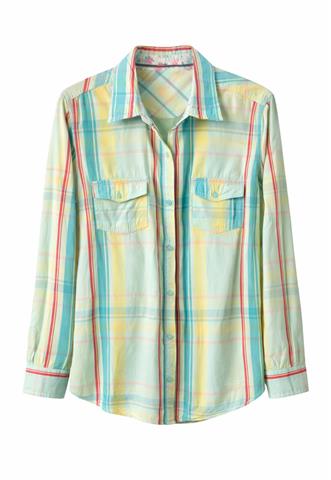 Camisa Pacific Blue Xadrez Colorida