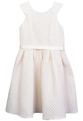 Vestido Petiti Cherie Perolas Off White