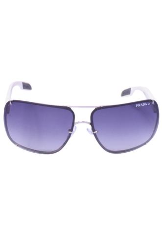 Óculos de Sol Prada Linea Branco/Preto