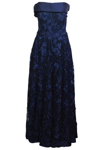 Vestido Praela Bordado Azul