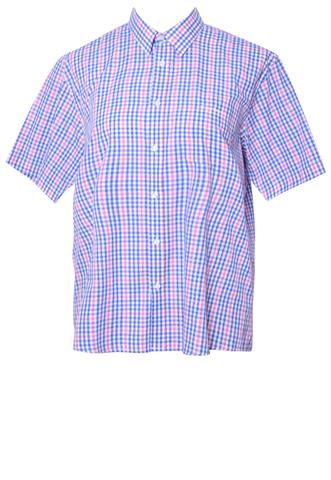 Camisa Pierri Cardin Xadrez Rosa/Azul