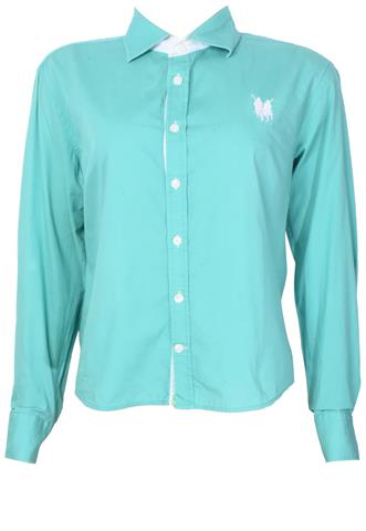 Camisa Polo Verde Lisa