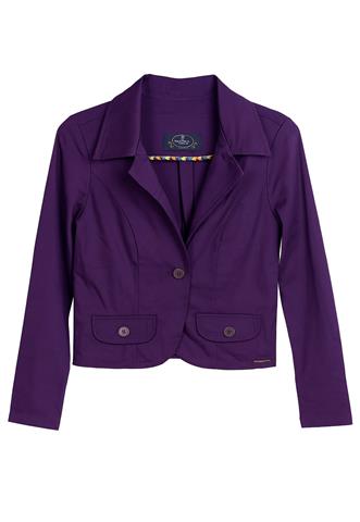 Blazer Polo Wear Sarja Roxa