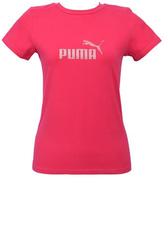 Camiseta Puma Logo Rosa