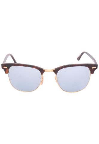 Óculos de Sol Ray-Ban Clubmaster Marrom/Dourado