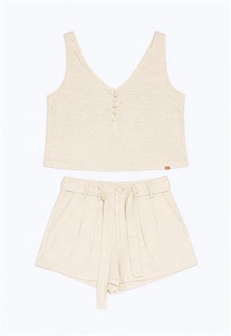 Conjunto Riccieri Liso Off White