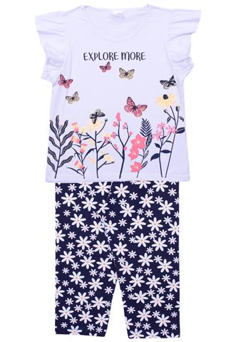Conjunto Rohmi Borboleta Branco