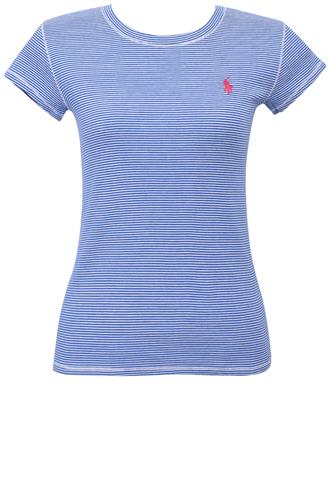 Camiseta Ralph Lauren Sport Azul/Branca