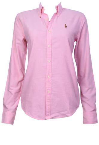 Camisa Ralph Lauren Botões Rosa