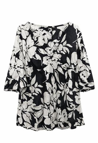 Blusa Ralph Lauren Estampa Preta/Branca