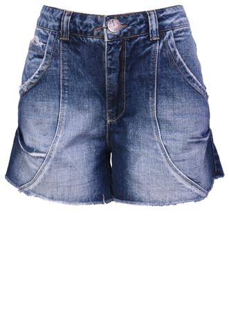 Short Sacada Jeans Azul