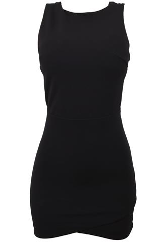 Vestido Sécia Assimétrico Preto