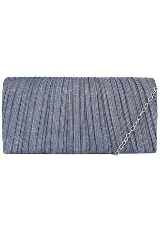 Clutch  Lurex Azul