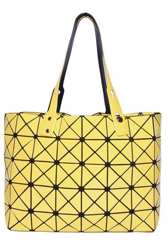 Bolsa Geométrica Amarela