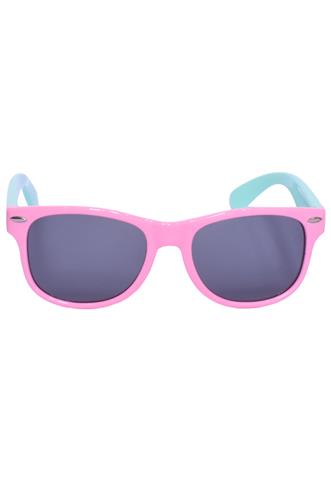 Óculos de Sol Liso Rosa/Verde