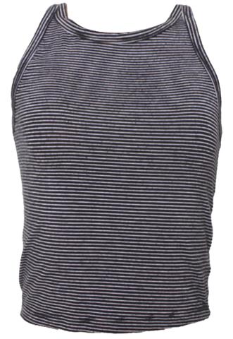 Regata Cropped Preta/Branca