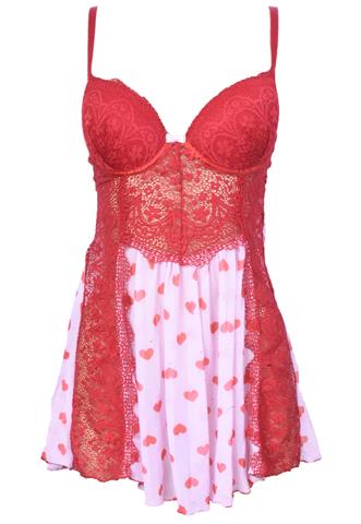 Camisola Baby Vermelho/Rosa