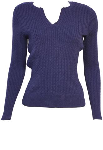 Blusa Jeanne Pierre Algodão Azul