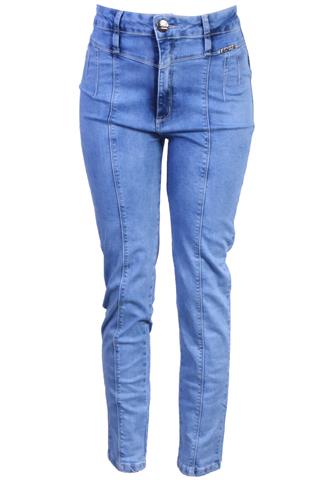 Calça Jeans Cós Alto Azul