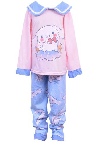Pijama Anime Cinnamoroll Rosa/Azul