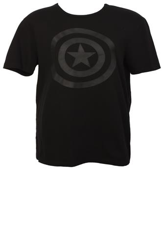 Camiseta Marvel Logo Preta