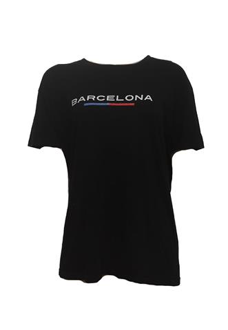 Camiseta Barcelona Lisa Preta