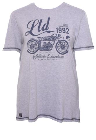 Camiseta Bicicleta Cinza