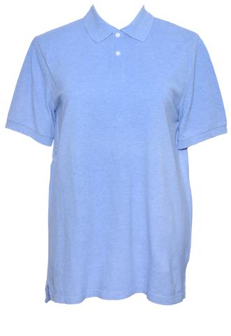 Camisa Polo Lisa Azul
