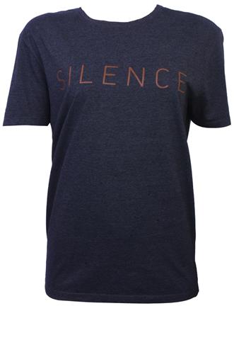 Camiseta Silence Cinza