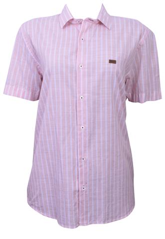 Camisa Listras Rosa/Branca