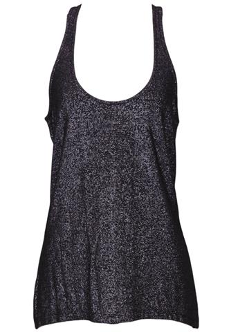 Regata Shoulder Lurex Preto