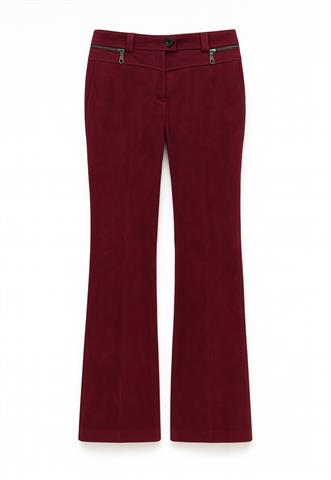 Calça Shoulder Suede Vinho