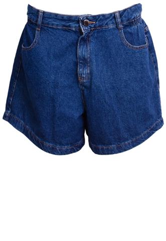 Shorts Shoulder Jeans Azul