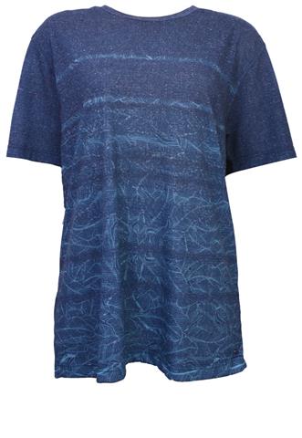 Camiseta Sakapraia Estampada Azul