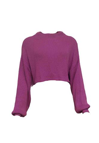 Blusa Sorella Tricot Roxa