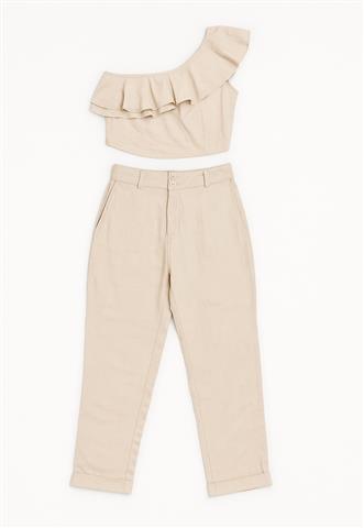 Conjunto Slow Liso Bege