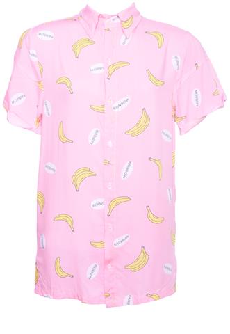Camisa Santo Luxo Bananas Rosa
