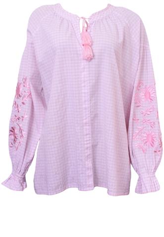 Blusa Soho Style Vichy Rosa