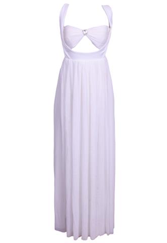 Vestido Splash Transparência Branco