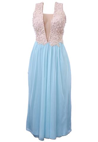 Vestido Sori Tule Verde