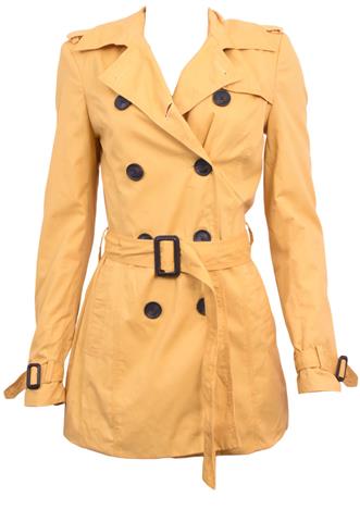 Casaco Stradivarius Liso Amarelo