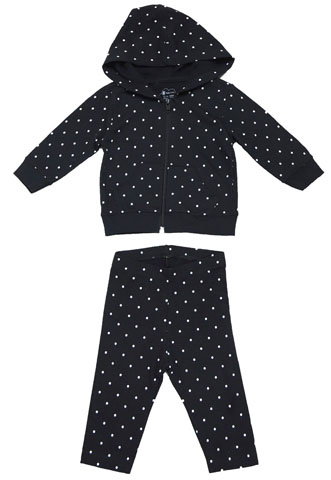 Conjunto Teddy Boom Poás Preto/Branco