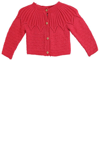 Cardigan Teddy Boom Tricot Rosa