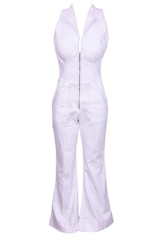 Macacão Tigrara Jeans Branco