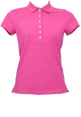 Camisa Polo Tommy Hilfiger Logo Rosa