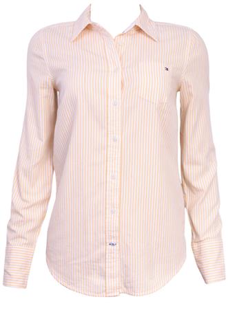 Camisa Tommy Hilfiger Listrada Amarela