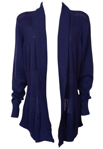 Cardigan Tommy Hilfiger Liso Azul