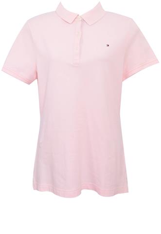 Camisa Polo Tommy Hilfiger Logo Rosa