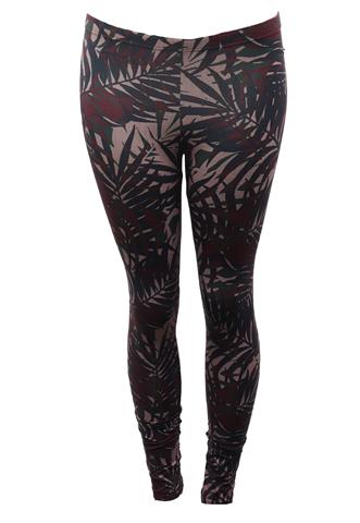 Calça Legging Track & Field Estampada Azul/Roxa/Vinho